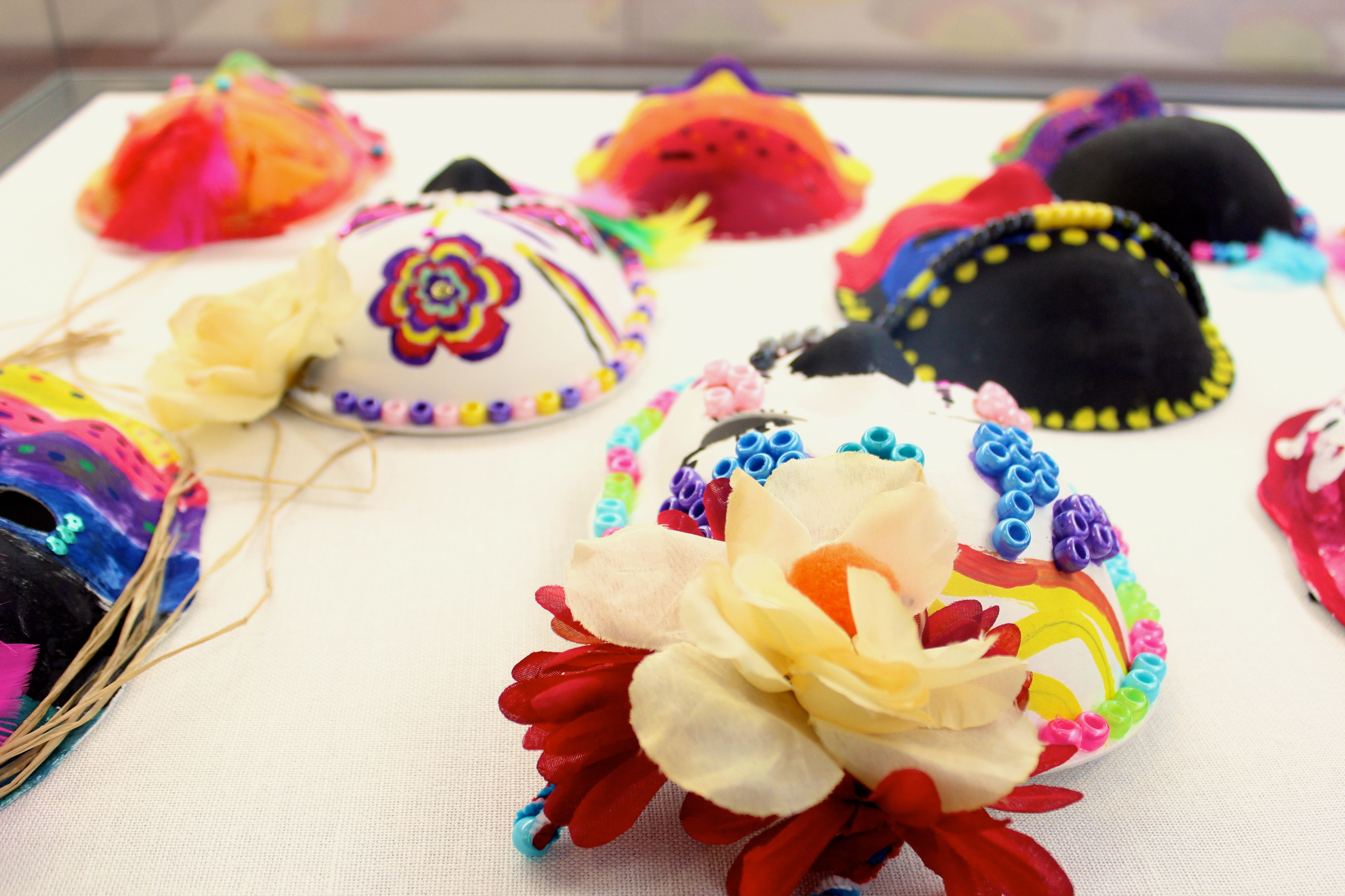 Colorful mask art project